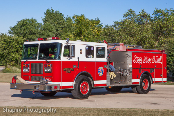 Waukegan Fire Department fire trucks and apparatus and fire stations Larry SHapiro photographer shapirophotography.net